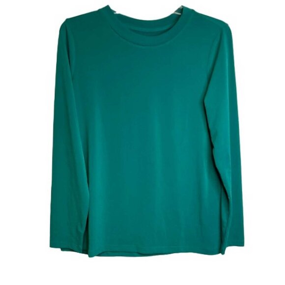 Susan Graver Modern Essentials Liquid Knit Long-Sleeve Top SMALL (4411) - Picture 2 of 6